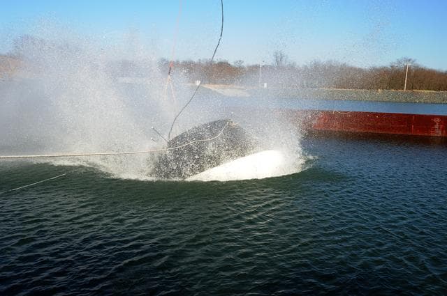 NASA image: Crew Module Water Landing Model Assessment 