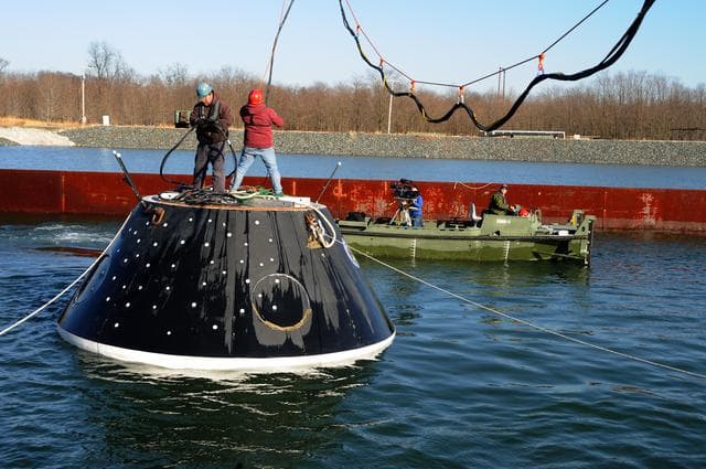 NASA image: Crew Module Water Landing Model Assessment 