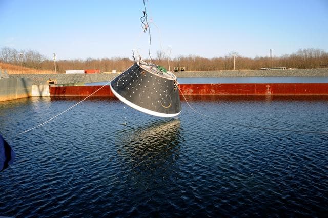NASA image: Crew Module Water Landing Model Assessment 