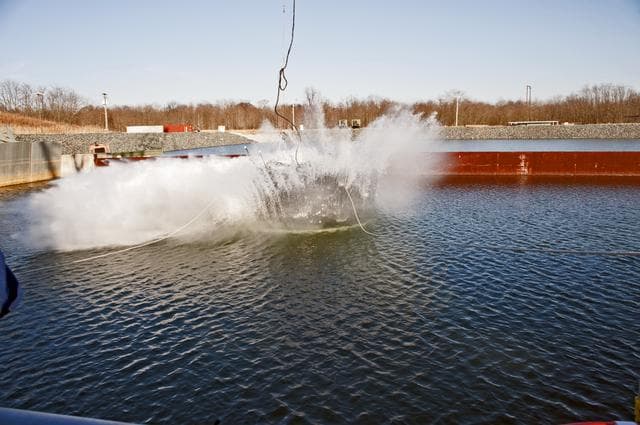 NASA image: Crew Module Water Landing Model Assessment 