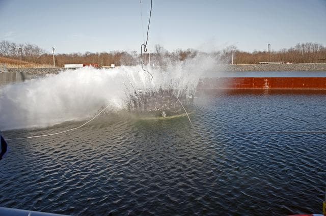 NASA image: Crew Module Water Landing Model Assessment 