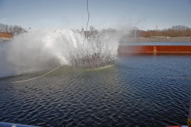 NASA image: Crew Module Water Landing Model Assessment 