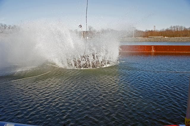 NASA image: Crew Module Water Landing Model Assessment 