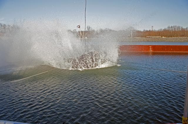 NASA image: Crew Module Water Landing Model Assessment 