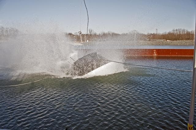 NASA image: Crew Module Water Landing Model Assessment 