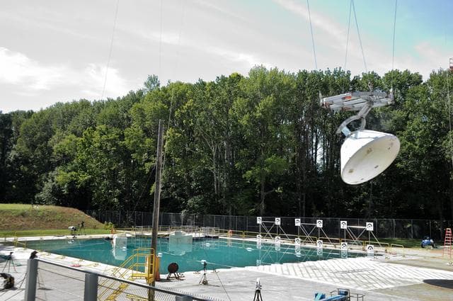NASA image: Orion Project SPLASH BTA Water Impact POT #3