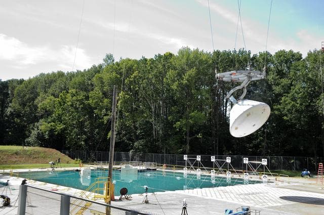 NASA image: Orion Project SPLASH BTA Water Impact POT #3