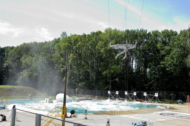 NASA image: Orion Project SPLASH BTA Water Impact POT #3