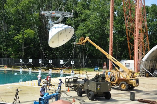 NASA image: Orion Project SPLASH BTA Water Impact POT #3