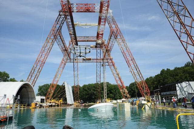 NASA image: Orion Project SPLASH BTA Water Impact POT #3