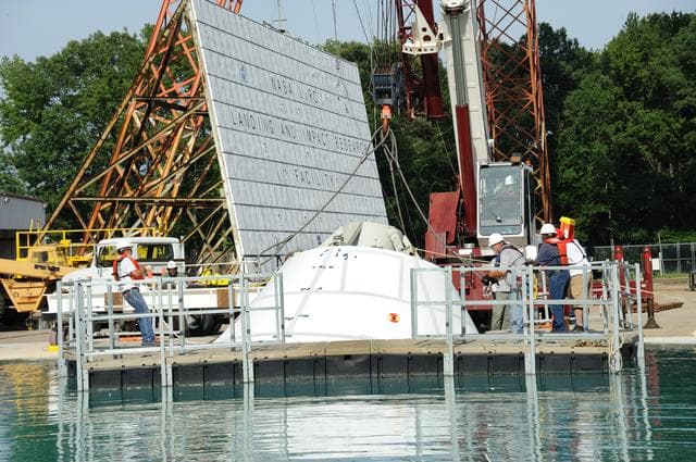 NASA image: Orion Project SPLASH BTA Water Impact POT #3