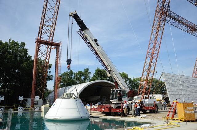 NASA image: Orion Project SPLASH BTA Water Impact POT #3