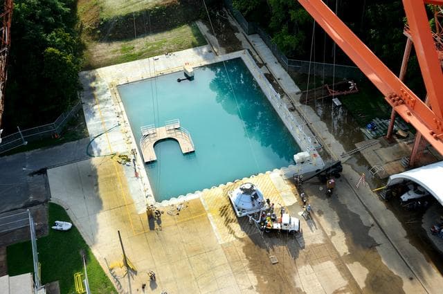 NASA image: Orion Project SPLASH BTA Water Impact POT #3