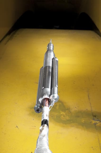 NASA image: 0.4 Percent Scale Space Launch System Wind Tunnel Test 