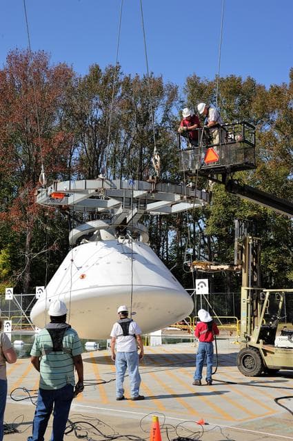 NASA image: ORION Project-(SPLASH) Structural Passive Landing Attenuation fo