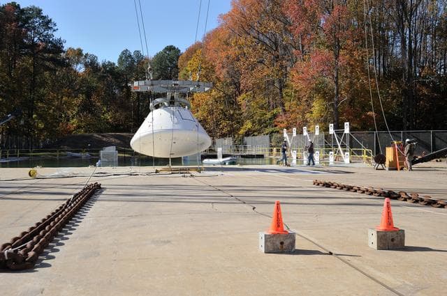 NASA image: ORION Project-(SPLASH) Structural Passive Landing Attenuation fo