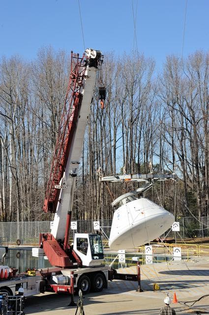 NASA image: ORION Project-(SPLASH) Structural Passive Landing Attenuation fo