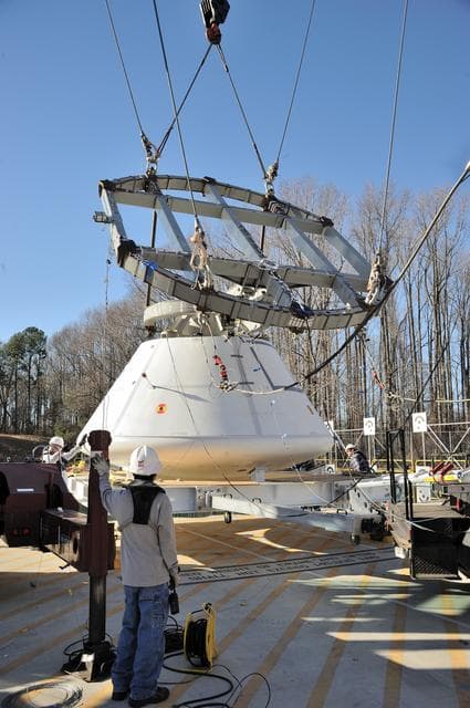 NASA image: ORION Project-(SPLASH) Structural Passive Landing Attenuation fo