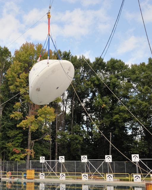 NASA image: Orion SPLASH BTA Phase 2 Vertical Tests 9: at NASA Langley Resea