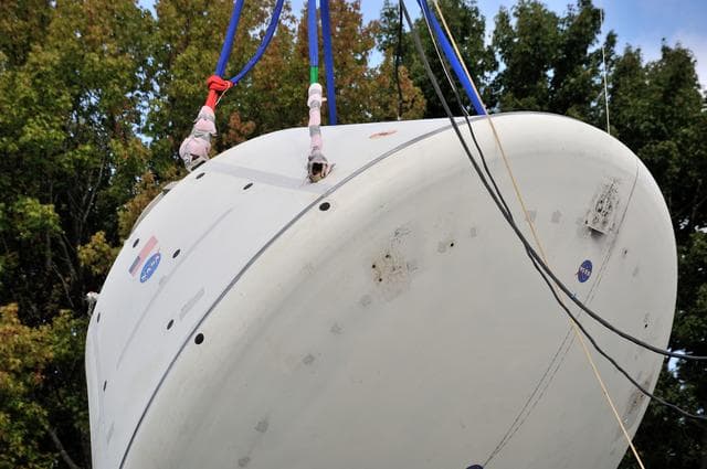 NASA image: Orion SPLASH BTA Phase 2 Vertical Tests 9: at NASA Langley Resea