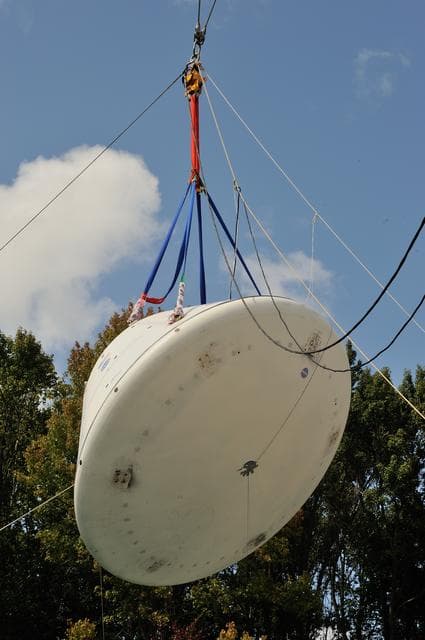NASA image: Orion SPLASH BTA Phase 2 Vertical Tests 9: at NASA Langley Resea
