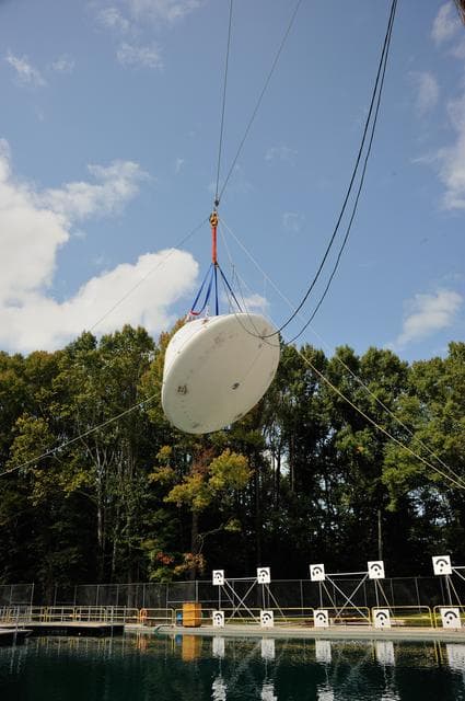 NASA image: Orion SPLASH BTA Phase 2 Vertical Tests 9: at NASA Langley Resea