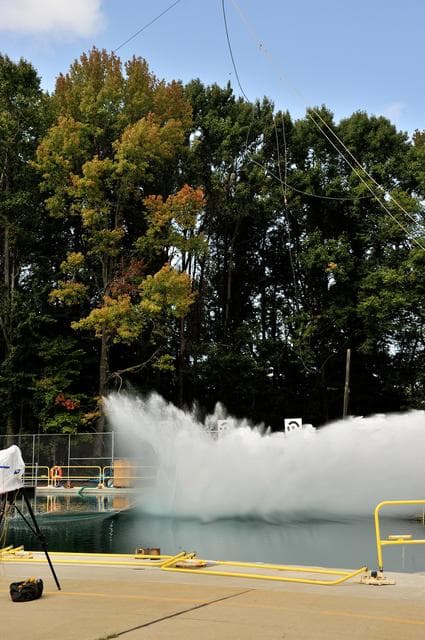 NASA image: Orion SPLASH BTA Phase 2 Vertical Tests 9: at NASA Langley Resea