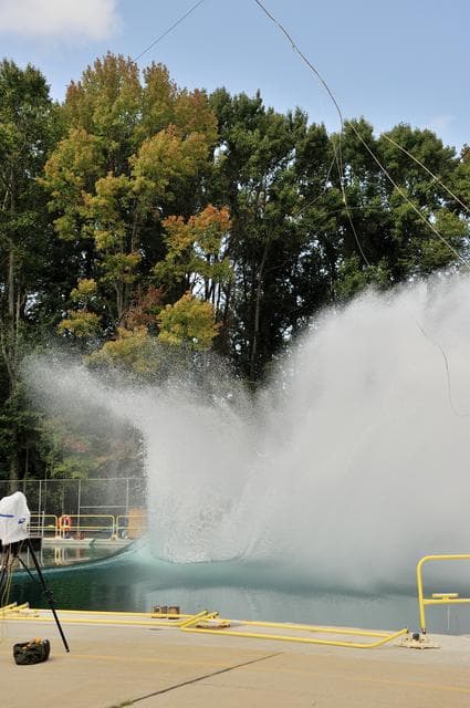 NASA image: Orion SPLASH BTA Phase 2 Vertical Tests 9: at NASA Langley Resea