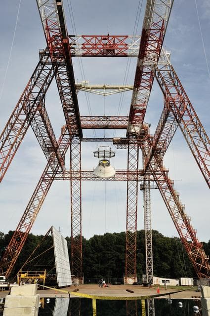 NASA image: Orion SPLASH P1 Test 7 Swing Test at NASA Langley Research Cente