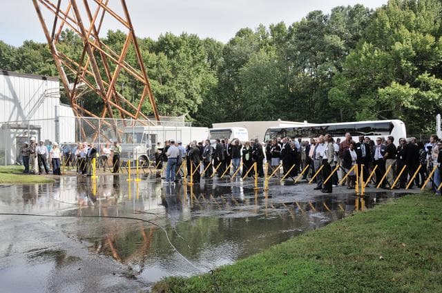 NASA image: Orion SPLASH P1 Test 7 Swing Test at NASA Langley Research Cente