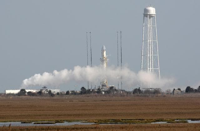 NASA image: Antares Rocket Launch Failure at Wallops Island Virginia