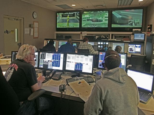 NASA image: Helicopter Active Flow Control Tests in the 14x22 Subsonic Wind 