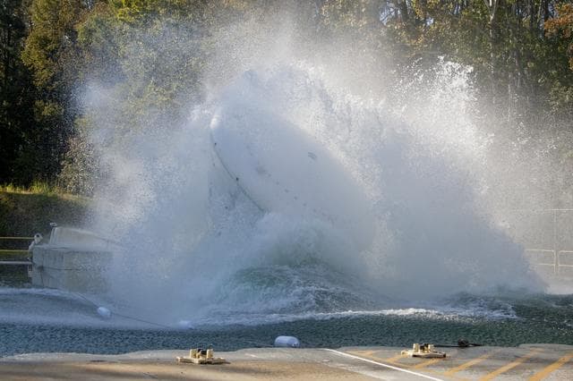 NASA image: Orion at Hydro Impact Basin Phase 1 