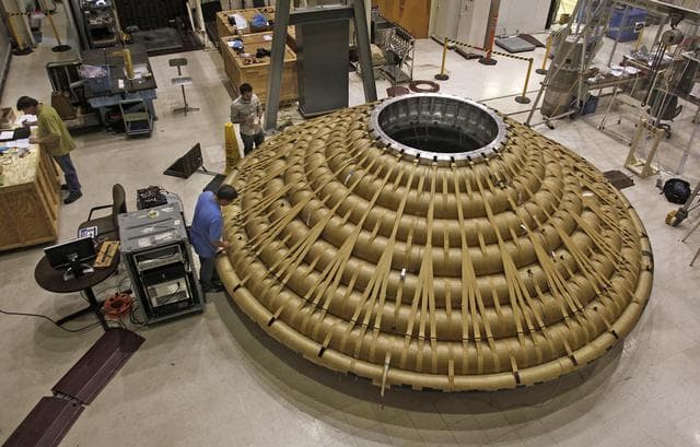 NASA image: The HIAD stands for Hypersonic Inflatable Aerodynamic Decelerato