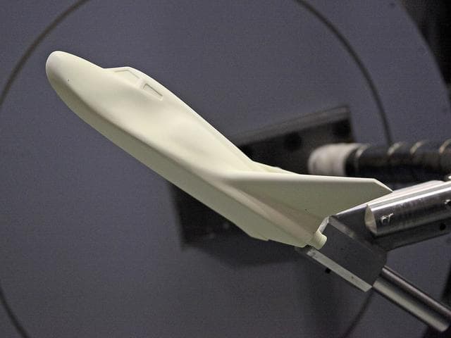 NASA image: Dream Chaser Model Being Tested at Langley Research Center (LaRC