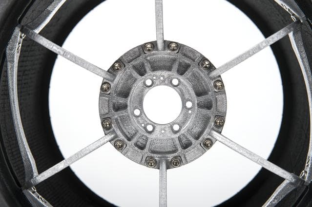 NASA image: Mars Curiosity Wheel Mock-up