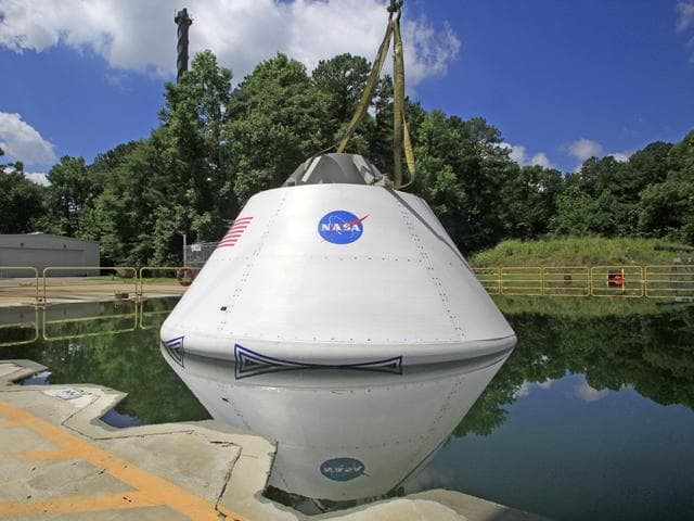 NASA image: The Orion Test Capsule at NASA's Langley Research Center's Hydro