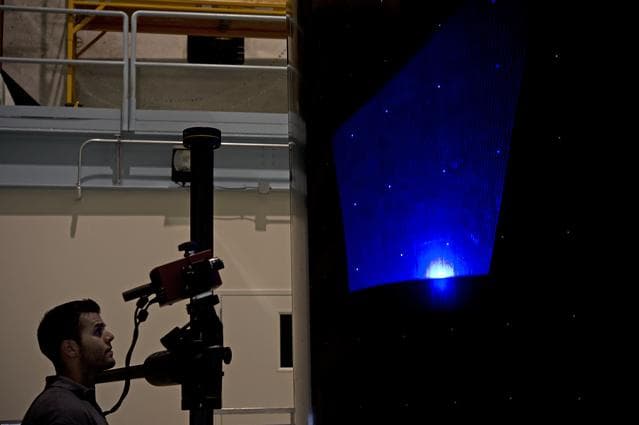 NASA image: 13.1 Foot Diameter Fluted-Core Sandwich Composite Test Article 