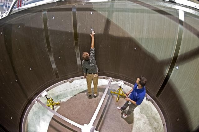 NASA image: 13.1 Foot Diameter Fluted-Core Sandwich Composite Test Article 