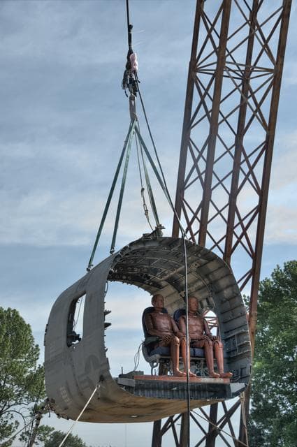NASA image: TRACT 2 Frame Drop Test AT NASA Langley Research Center's Landin