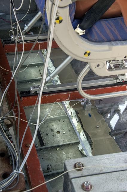 NASA image: TRACT 2 Frame Drop Test AT NASA Langley Research Center's Landin