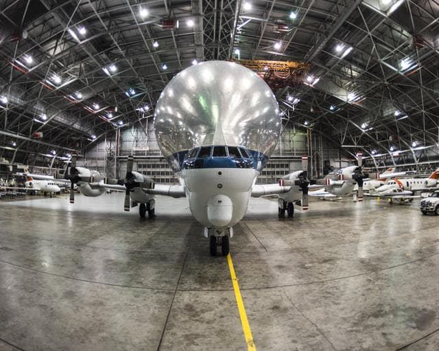 NASA image: Super Guppy arrival and (MBB) Multi-Bay Box Delivery ; Super Gup