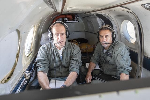 NASA image: Testing of the External Vision System (XVS) Software on the B200 King Air