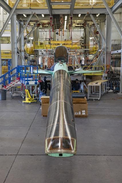 NASA image: Document X-59 in FW and testing