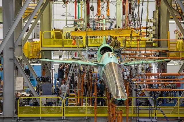 NASA image: X-59 - Various Angles in Test Fixture