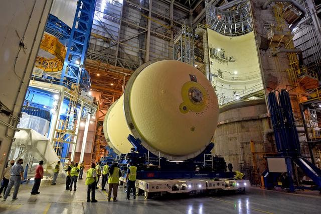 NASA image: NASA Readies Artemis II Liquid Oxygen Tank for Next Phase of Manufacturing