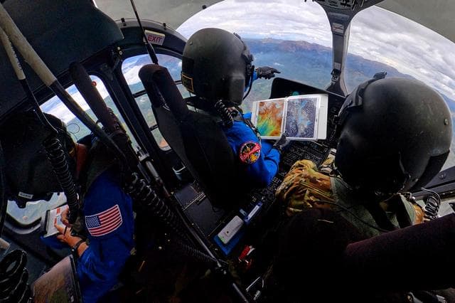 NASA image: NASA Uses Colorado Mountains for Simulated Artemis Moon Landing Course