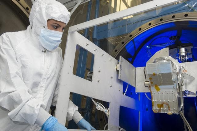 NASA image: Dual Ion Spectrometer (DIS) engineering test unit