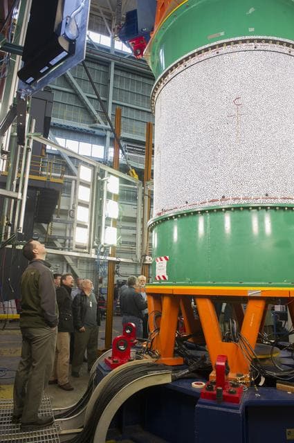 NASA image: Shell Buckle Knockdown Factor workshop