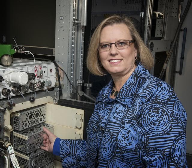 NASA image: Lisa Smith in MSFC's Laboratory Training Complex